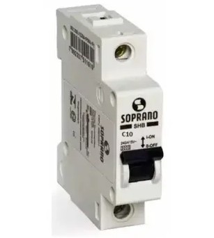 DISJUNTOR SHB1 RESIDENCIAL MONOFÁSICO SOPRANO