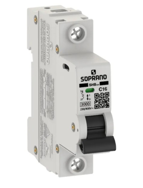 DISJUNTOR SHB1 RESIDENCIAL MONOFÁSICO SOPRANO