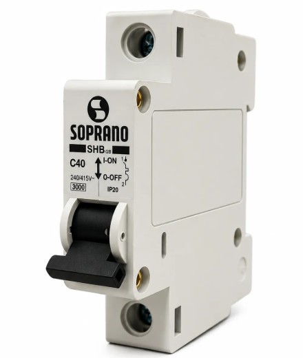 DISJUNTOR SHB1 RESIDENCIAL MONOFÁSICO SOPRANO