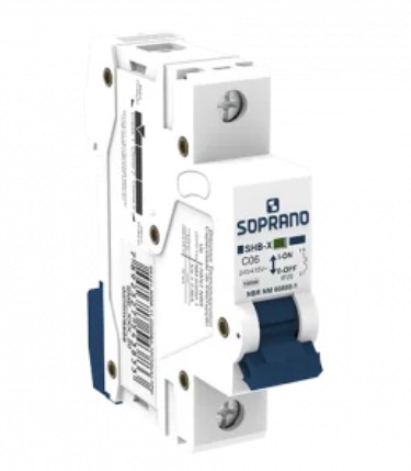 DISJUNTOR SHB1 RESIDENCIAL MONOFÁSICO SOPRANO