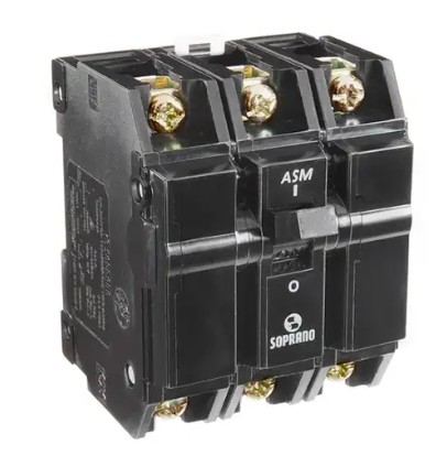 Disjuntor Trifásico 60A 380V 3kA ASM NEMA Soprano