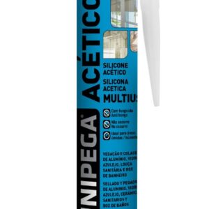 Silicone Acético Multiuso  250ml - Unipega - Imagem 1