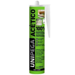 SILICONE ACETICO 100% PROFISSIONAL  280ML UNIPEGA - Imagem 1