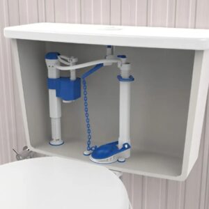 KIT CAIXA ACOPLADA UNIVERSAL ACIONAMENTO SUPERIOR - BLUKIT - Imagem 2
