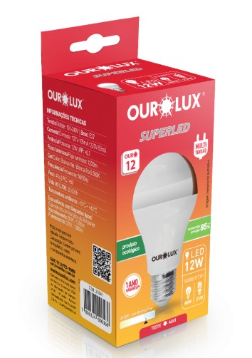 Lampada Superled OuroLux Bivolt 6500K
