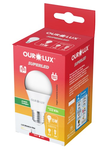 Lampada Superled OuroLux Bivolt 6500K