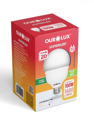 Lampada Superled OuroLux Bivolt 6500K