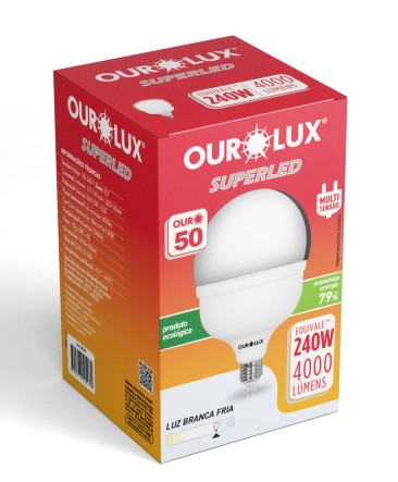 Lampada Superled OuroLux Bivolt 6500K