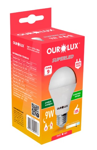 Lampada Superled OuroLux Bivolt 6500K