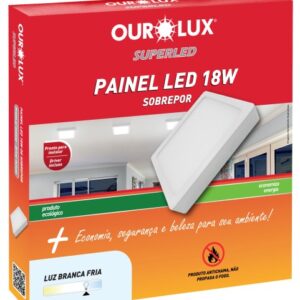 Painel Plafon Superled 6500K BIV Sobrepor Quadrado - Imagem 2