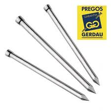Prego Sem Cabeça Polido 10x10 7/8 - Gerdau - Pacote 1kg