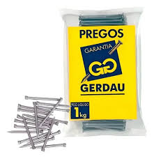 Prego Sem Cabeça Polido 10x10 7/8 - Gerdau - Pacote 1kg - Imagem 2