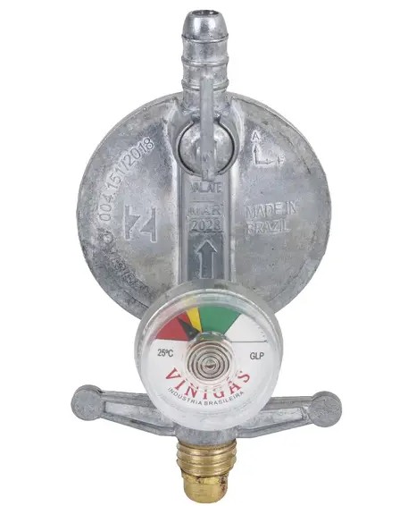 REGULADOR DE GAS C/MANOMETRO 1KG - VINIGAS