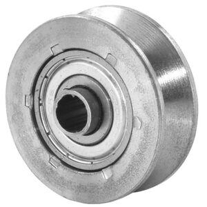 Roldana para Portão 60mm Cantoneira, Maciça de Ferro Fundido com Rolamento - METALURGICA FERRO SUL - Imagem 1