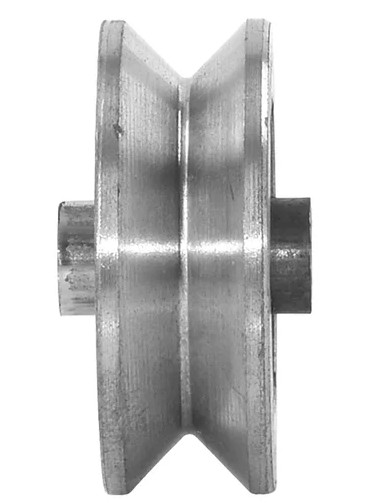 Roldana para Portão 60mm Cantoneira, Maciça de Ferro Fundido com Rolamento - METALURGICA FERRO SUL