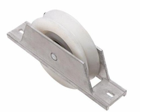 ROLDANA PORTÃO CANTONEIRA NYLON COM SUPORTE ALUMÍNIO 2.3/4" 60MM- METALURGICA FERRO SUL