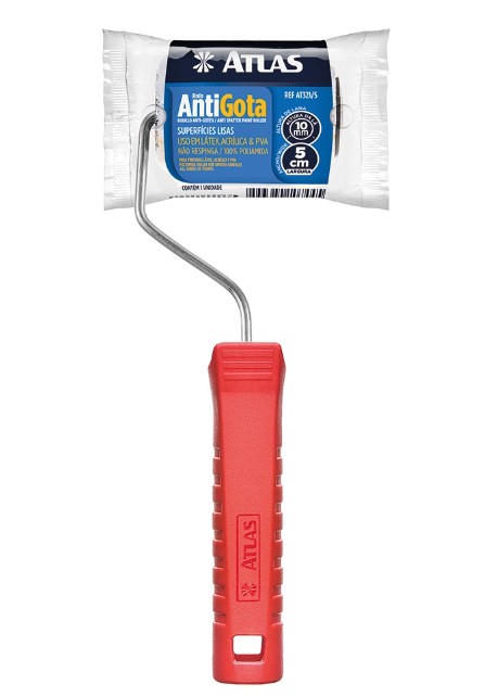 Rolo para Pintura Antigota 5CM - ATLAS