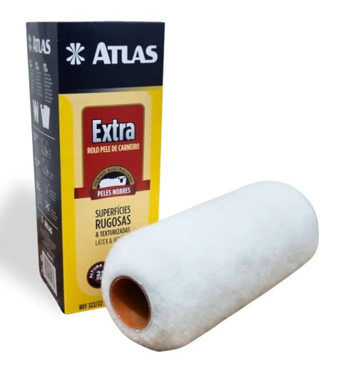 Rolo de Lã de Carneiro Extra Profissional 23cm 322/22 Atlas