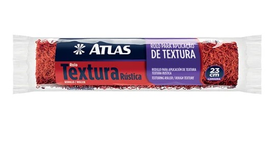 Rolo para Efeito de Textura Rústica 23 cm - Atlas