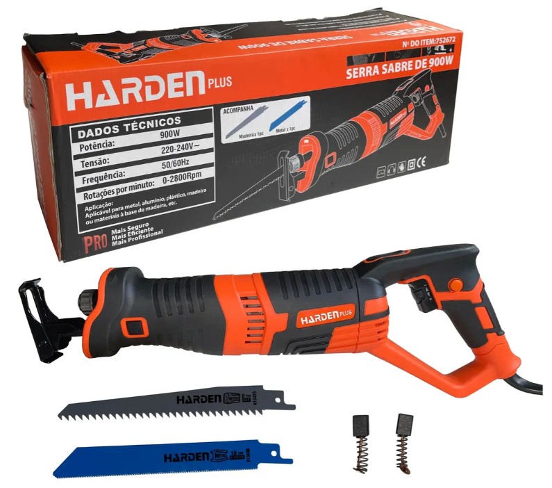 Serra Sabre Elétrica De 900w - HARDEN