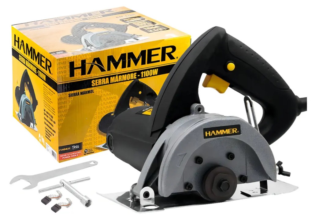 SERRA MARMORE 1100W - HAMMER - Imagem 1