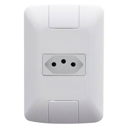 Conjunto Aria Tomada 2P+T 20A 250V Branco Tramontina