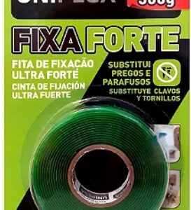Fita Dupla Face Transparente Fixa Forte 2 metros - Imagem 2