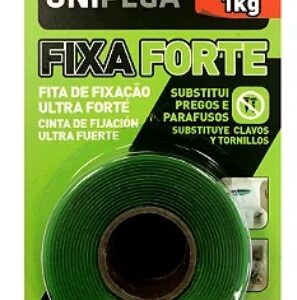 Fita Dupla Face Transparente Fixa Forte 2 metros - Imagem 1